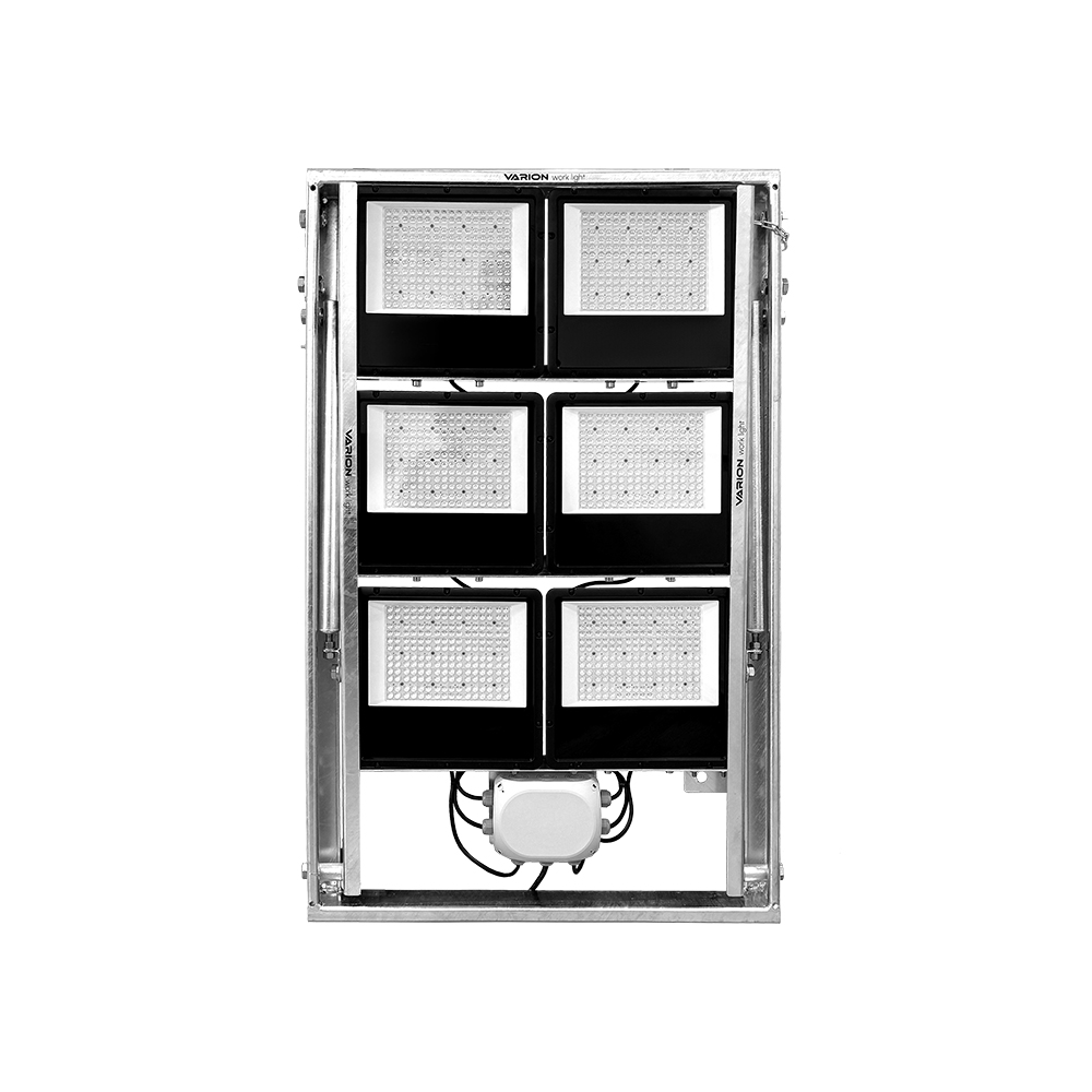 Kranschweinwerfer StackBeam, 900W, CCT (3000 - 5000K), asymmetrisch,  IP65, IK08, Kranhalterung integriert - Bild 6