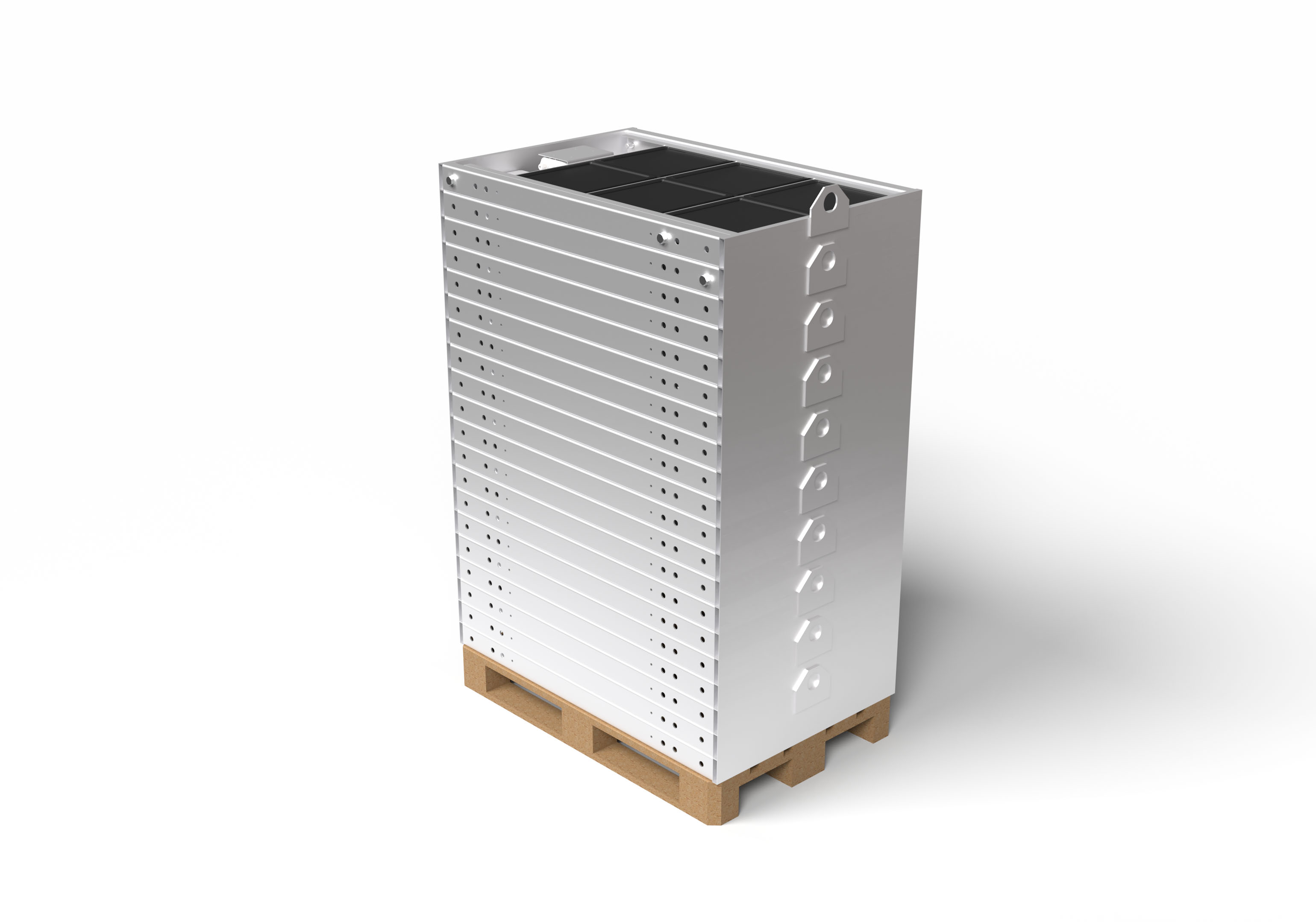 Kranschweinwerfer StackBeam, 900W, CCT (3000 - 5000K), asymmetrisch,  IP65, IK08, Kranhalterung integriert - Bild 7
