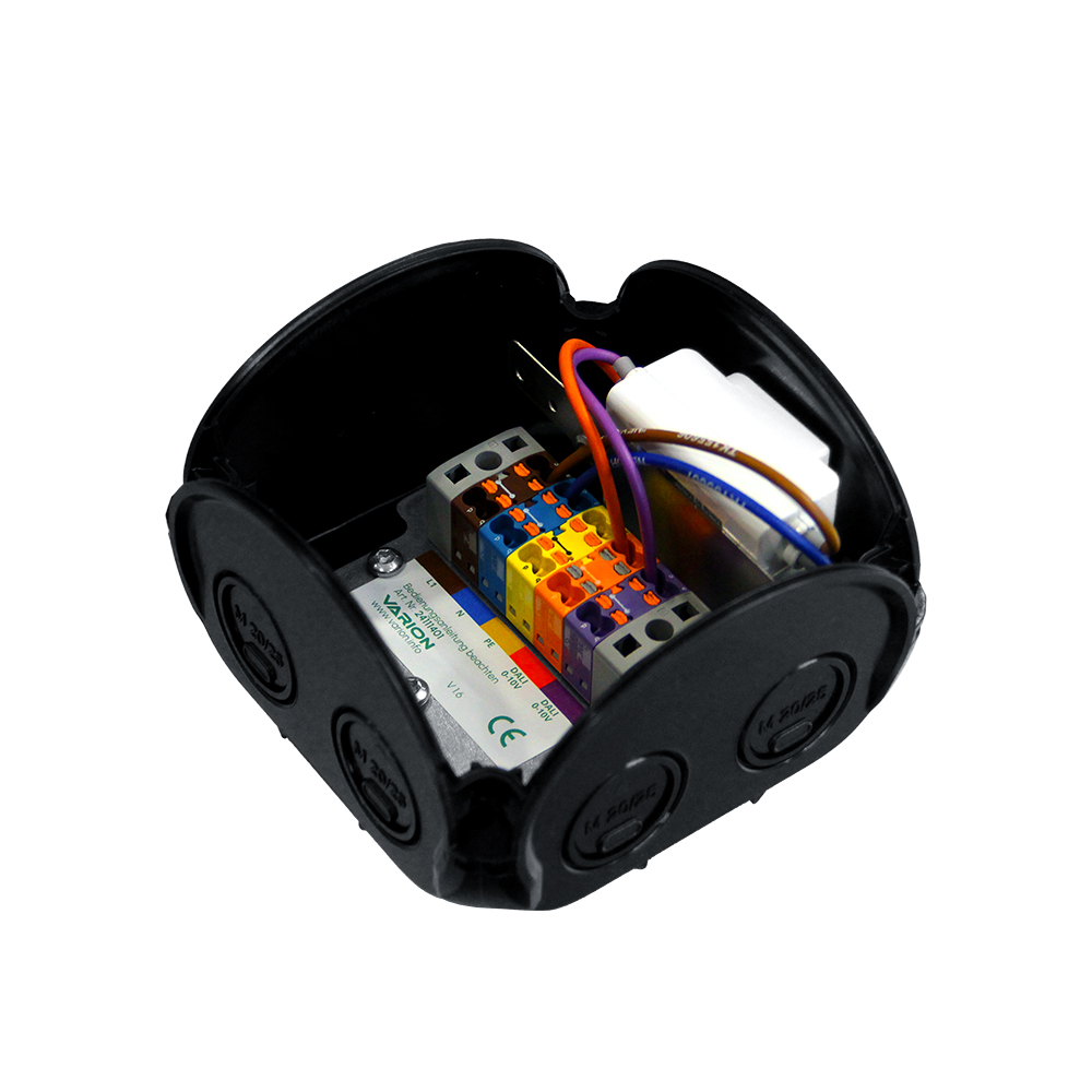 NEXORA 25B Casambi CBU-ASD Klemmbox (3-pol. Klemmleiste). Schwarz - Bild 1