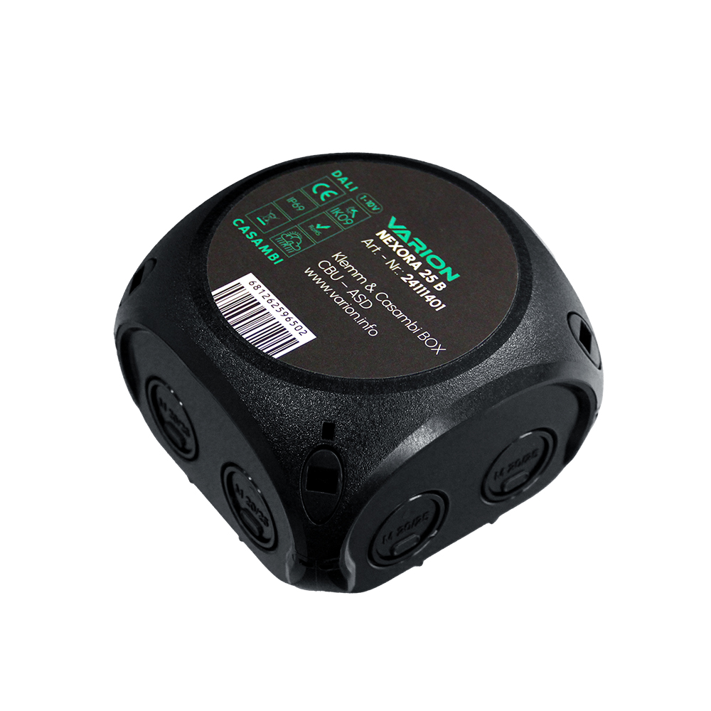 NEXORA 25B Casambi CBU-ASD Klemmbox (3-pol. Klemmleiste). Schwarz - Bild 2