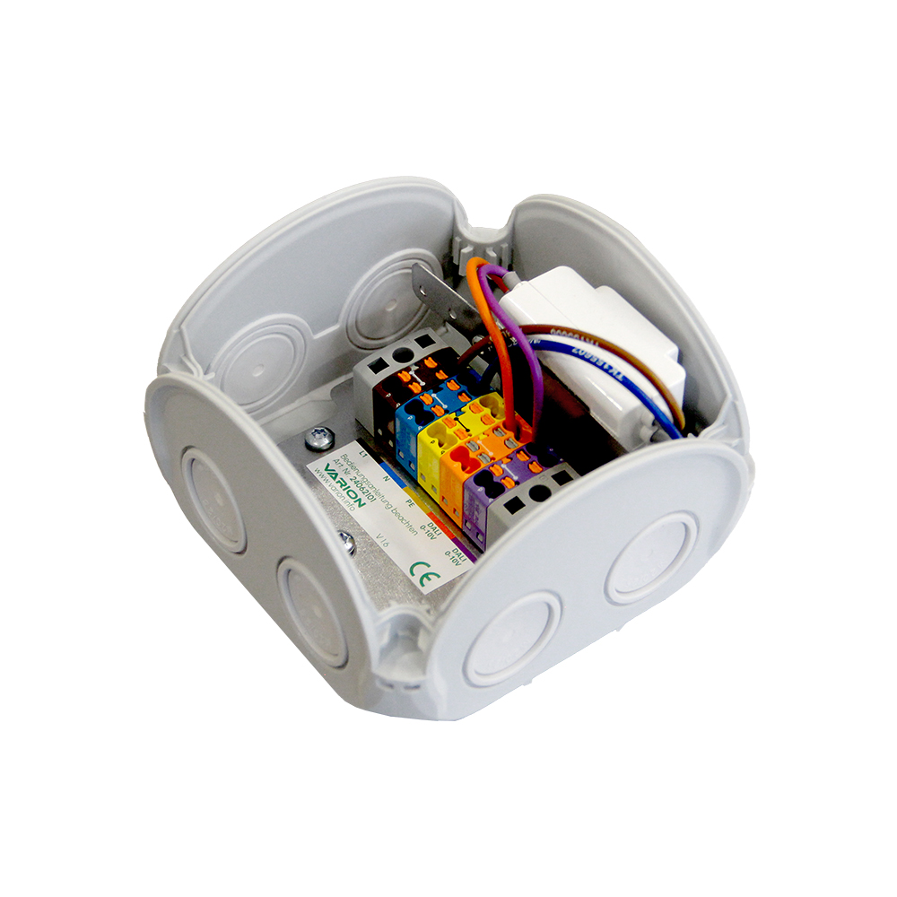 NEXORA 25G Casambi CBU-ASD Klemmbox (3-pol. Klemmleiste). Grau - Bild 1