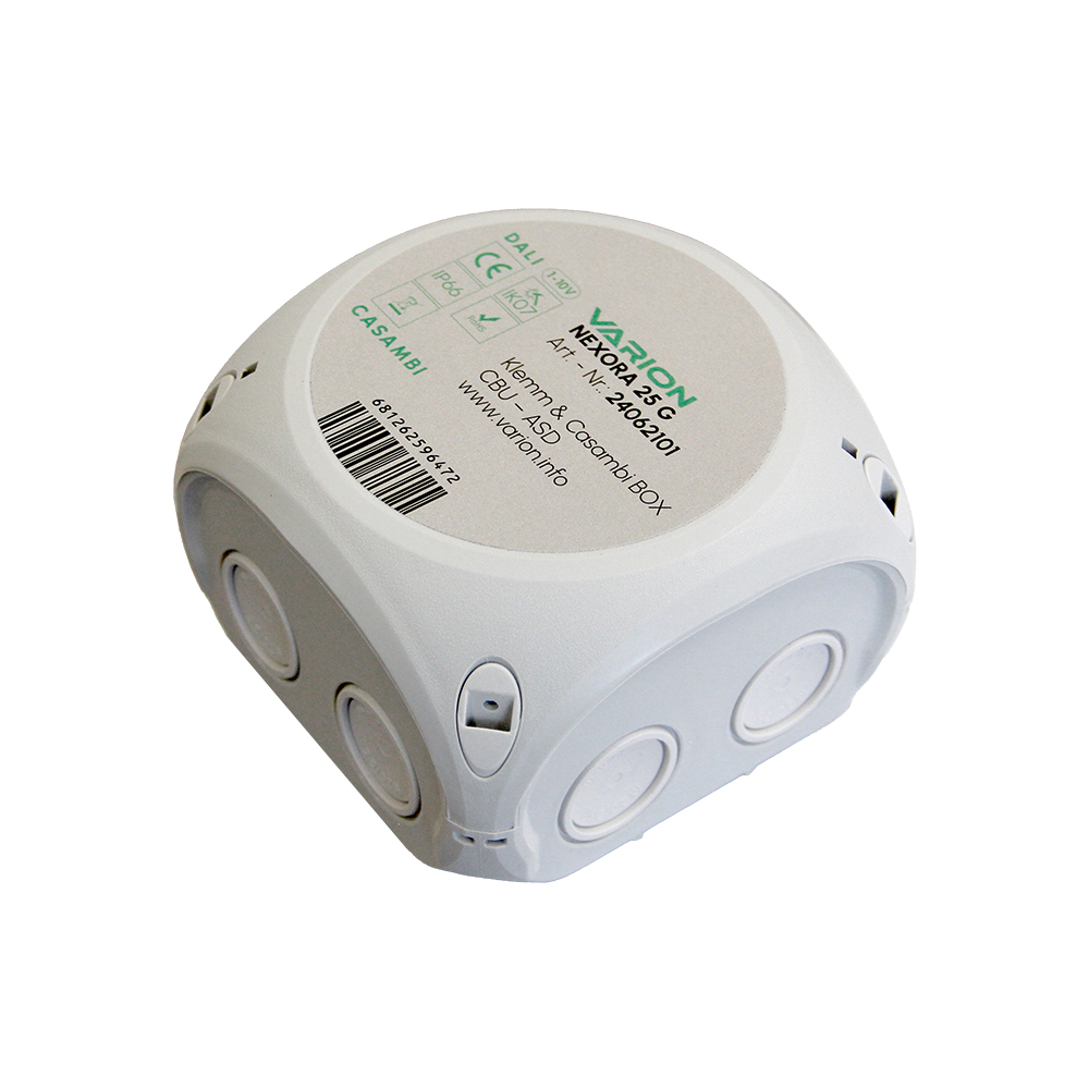 NEXORA 25G Casambi CBU-ASD Klemmbox (3-pol. Klemmleiste). Grau - Bild 2