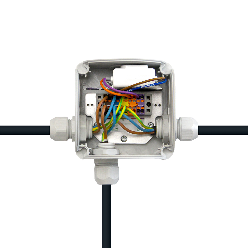 NEXORA 25G Casambi CBU-ASD Klemmbox (3-pol. Klemmleiste). Grau - Bild 5
