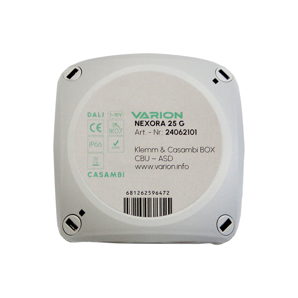 NEXORA 25G Casambi CBU-ASD Klemmbox (3-pol. Klemmleiste). Grau - Bild 4