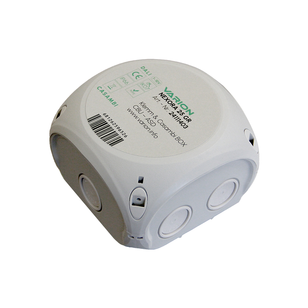 NEXORA 25GR Casambi CBU-ASD Klemmbox (3-pol. Klemmleiste. Relais 16A). Grau - Bild 2