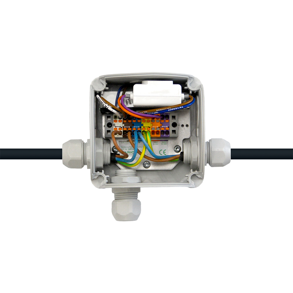 NEXORA 25GR Casambi CBU-ASD Klemmbox (3-pol. Klemmleiste. Relais 16A). Grau - Bild 5