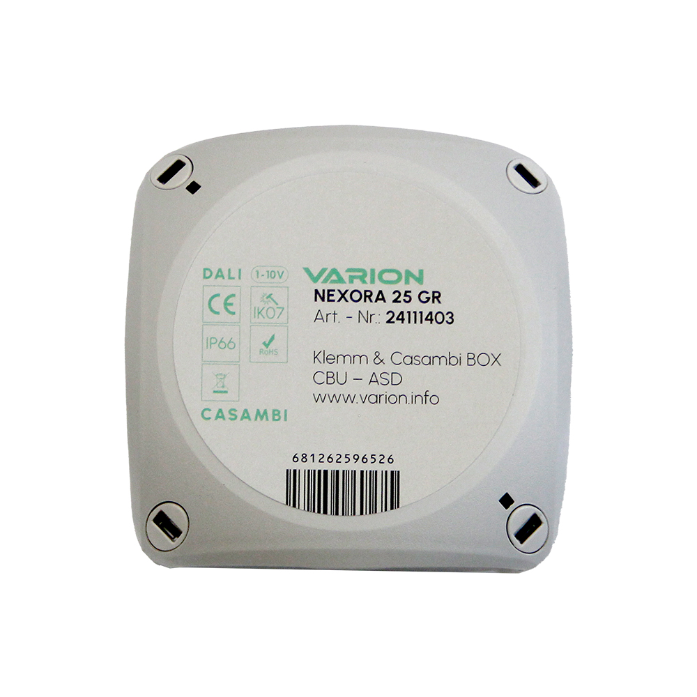 NEXORA 25GR Casambi CBU-ASD Klemmbox (3-pol. Klemmleiste. Relais 16A). Grau - Bild 4