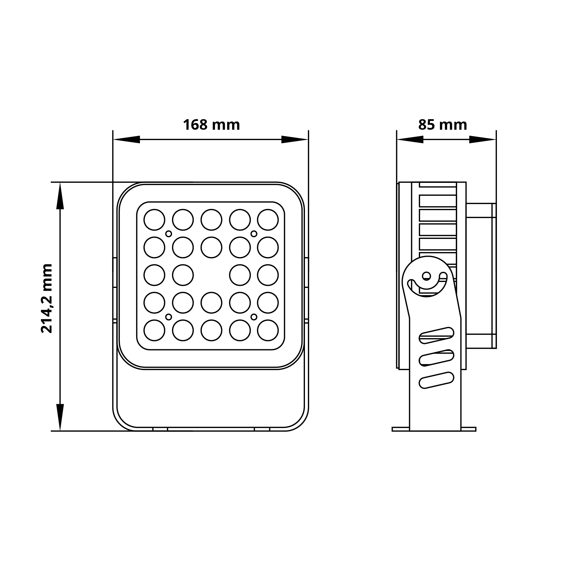 VARION MAXIMUS LED Fassadenstrahler RGB+W Strahler DMX | 24W 45° - Bild 4